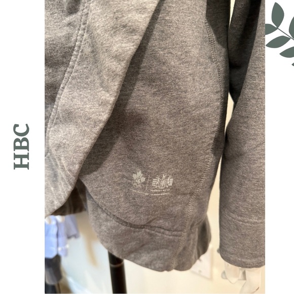 HBC Olympic Collection Convertible Funnel Neck Cardigan Sweatshirt | XS - Picture 7 of 8